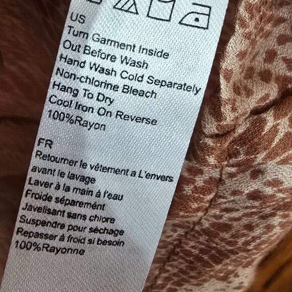 Amuse Society Roxane Romper – Moccasin Snake Print – Size Small - Picture 4 of 5